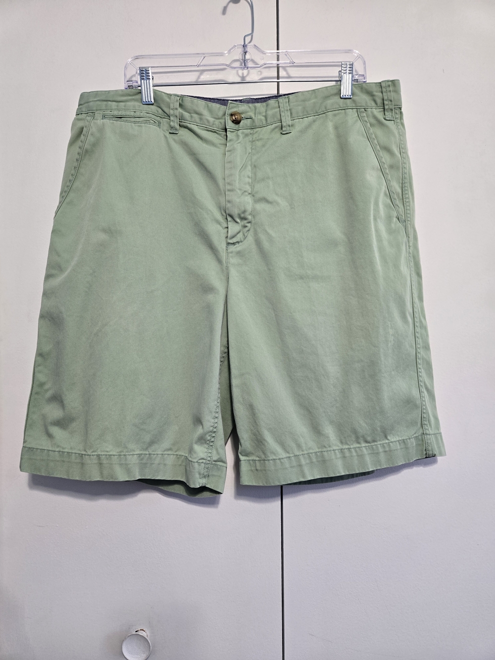 Polo Ralph Lauren Chino Shorts Mens 36 Sage Green Relaxed Fit Cotton Preppy